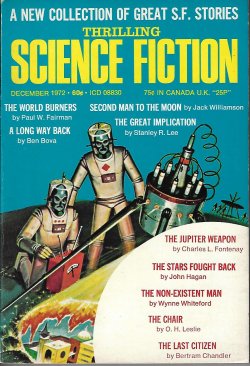 THRILLING SCIENCE FICTION: December, Dec. 1972
