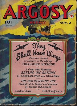 Image for ARGOSY Weekly: November, Nov. 2, 1940 ("Satans on Saturn"; "The Scarlet Blade") ARGOSY Weekly: November, Nov. 2, 1940 ("Satans on Saturn"; "The Scarlet Blade")