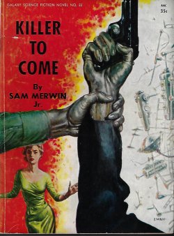 Image for KILLER TO COME: Galaxy Science Fiction Novel # 22 KILLER TO COME: Galaxy Science Fiction Novel # 22