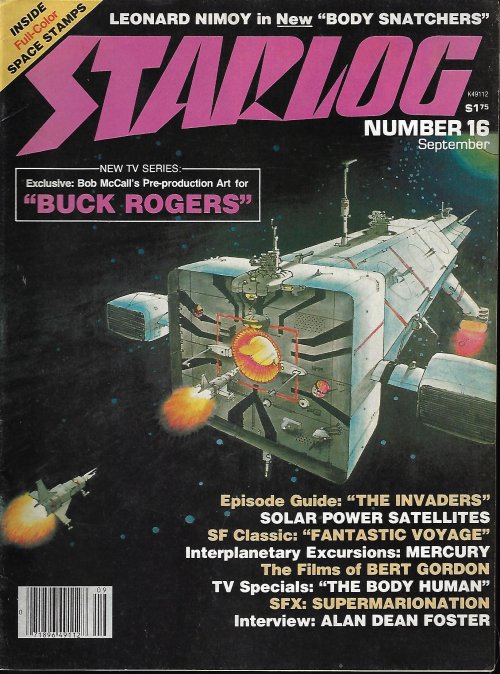 Image for STARLOG: #16; September, Sept. 1978 (Buck Rogers; The Invaders; Fantastic Voyage; Body Snatchers) STARLOG: #16; September, Sept. 1978 (Buck Rogers; The Invaders; Fantastic Voyage; Body Snatchers)
