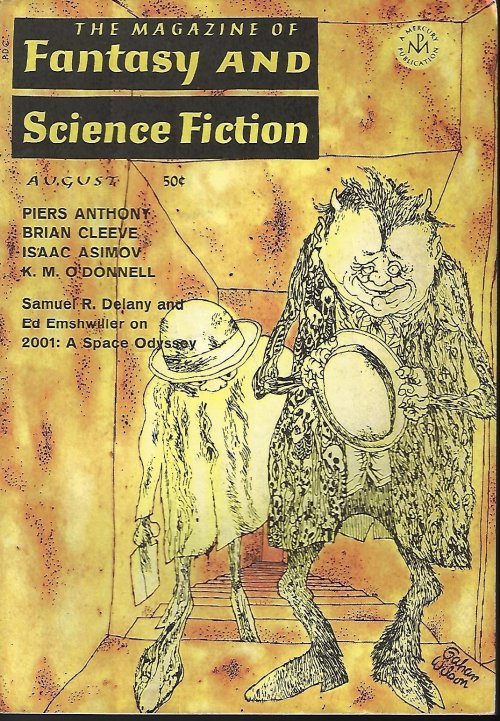 The Magazine of FANTASY AND SCIENCE FICTION ( F&SF ): August, Aug. 1968 (