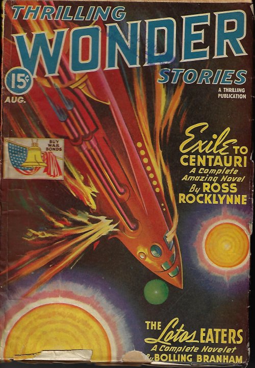 THRILLING WONDER Stories: August, Aug. 1943