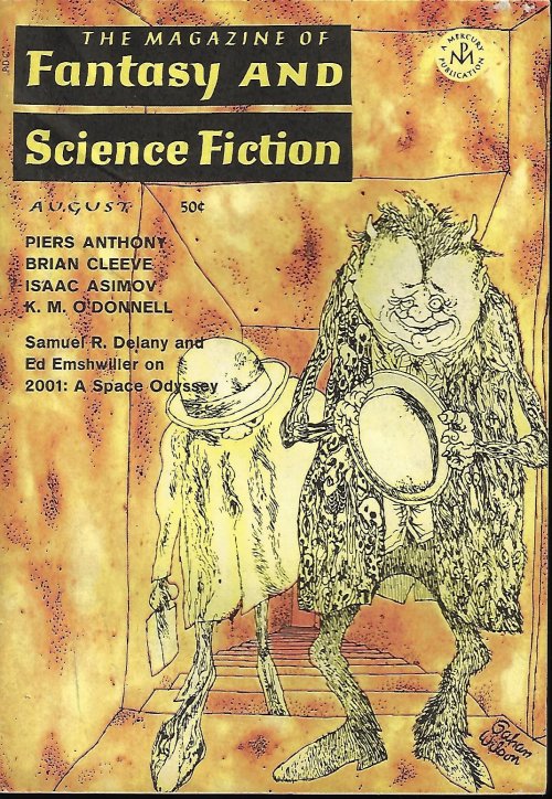 The Magazine of FANTASY AND SCIENCE FICTION ( F&SF ): August, Aug. 1968 (