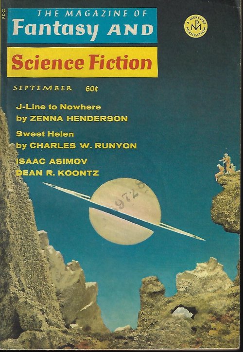 The Magazine of FANTASY AND SCIENCE FICTION (F&SF): September, Sept. 1969