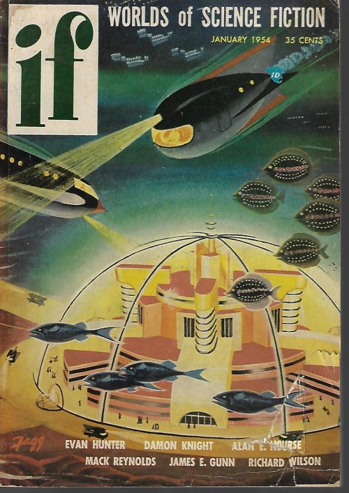 IF; Worlds of Science Fiction: January, Jan. 1954