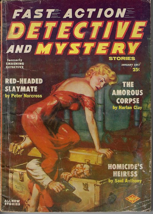 FAST ACTION DETECTIVE AND MYSTERY Stories: January, Jan. 1957