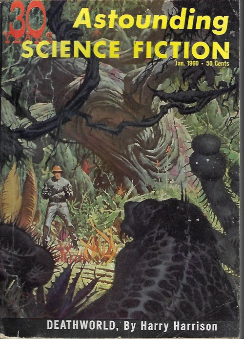ASTOUNDING Science Fiction: January, Jan. 1960 ("Deathworld")