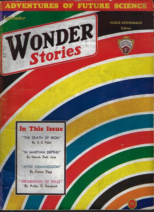 WONDER Stories: September, Sept. 1932