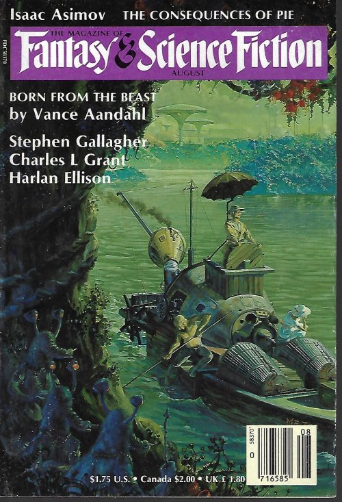 The Magazine of FANTASY AND SCIENCE FICTION (F&SF): August, Aug. 1986