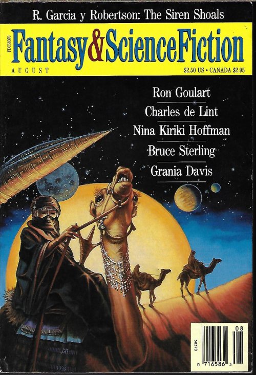 Image for The Magazine of FANTASY AND SCIENCE FICTION (F&SF): August, Aug. 1993 The Magazine of FANTASY AND SCIENCE FICTION (F&SF): August, Aug. 1993