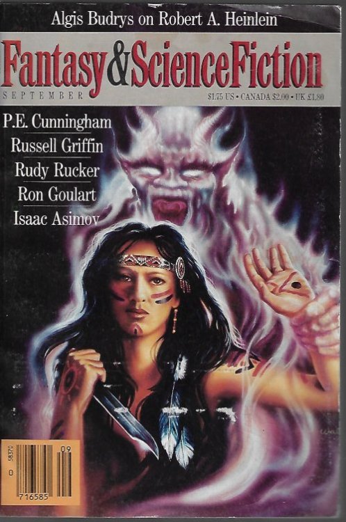 The Magazine of FANTASY AND SCIENCE FICTION (F&SF): September, Sept. 1988