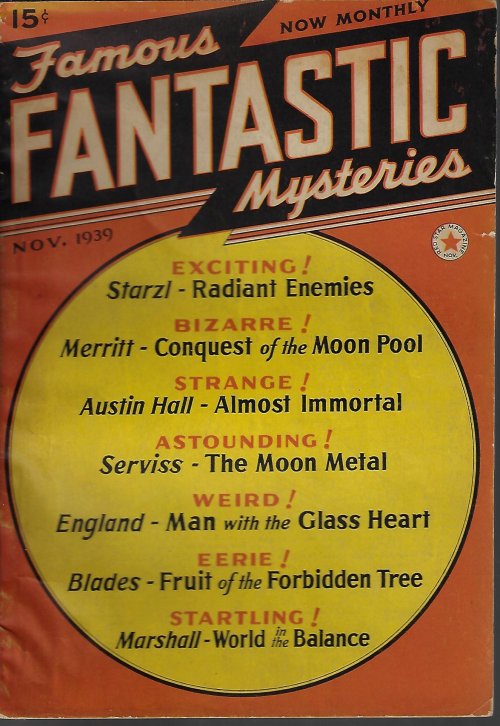 FAMOUS FANTASTIC MYSTERIES: November, Nov. 1939