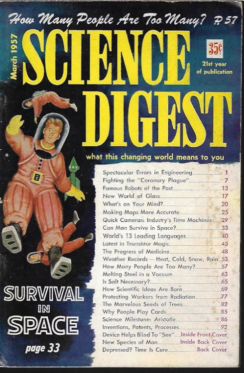 SCIENCE Digest: March, Mar. 1957