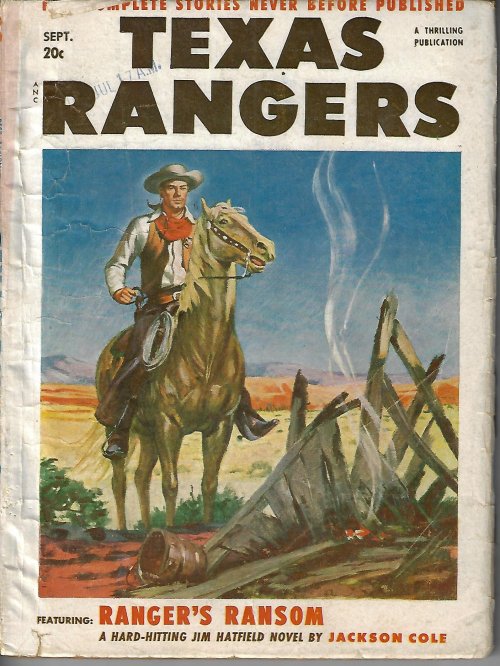 TEXAS RANGERS: September, Sept. 1952 (