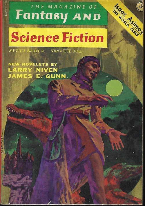 Image for The Magazine of FANTASY AND SCIENCE FICTION (F&SF): September, Sept. 1972 The Magazine of FANTASY AND SCIENCE FICTION (F&SF): September, Sept. 1972