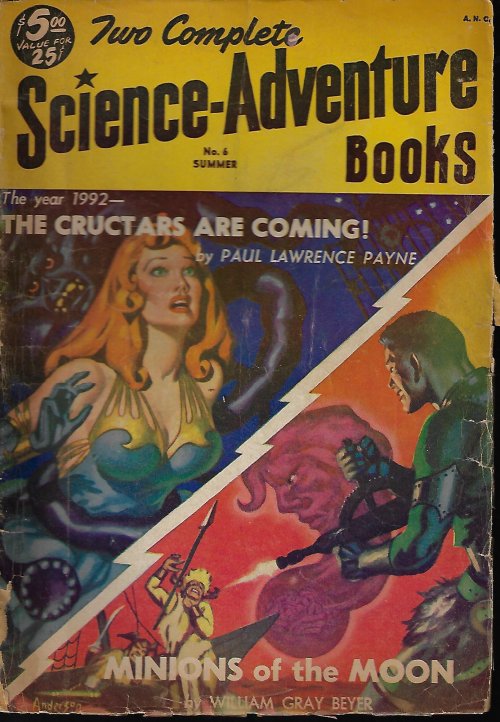 TWO COMPLETE SCIENCE-ADVENTURE BOOKS: Summer 1952 ( April, Apr. - June ) No. 6 (