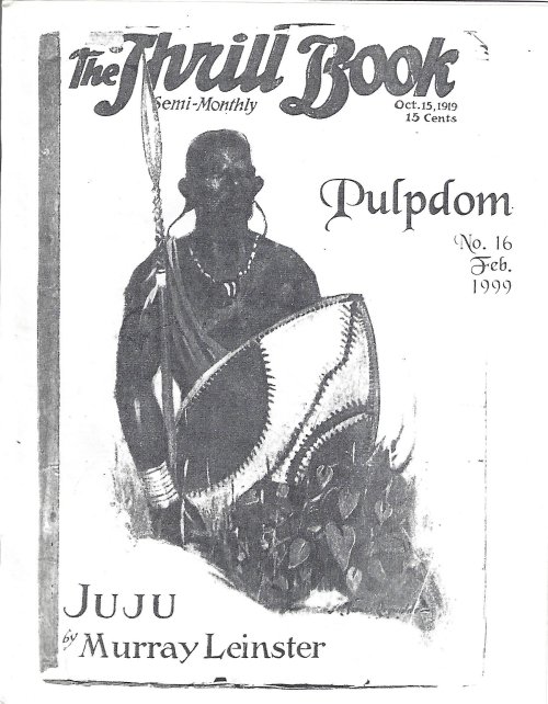 PULPDOM (combining Erb-dom & The Fantastic Collector) #16, February, Feb. 1999