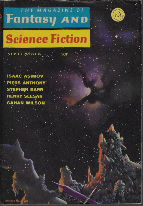 The Magazine of FANTASY AND SCIENCE FICTION (F&SF): September, Sept. 1968 (