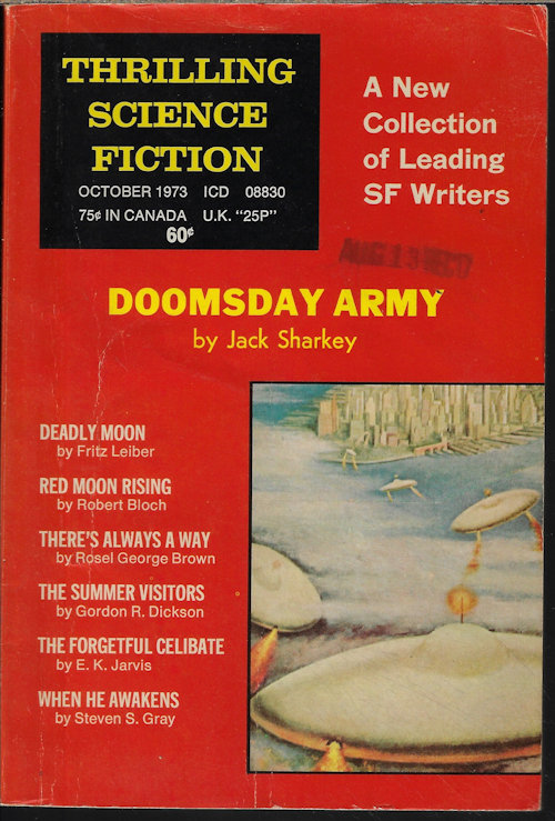 THRILLING SCIENCE FICTION: October, Oct. 1973
