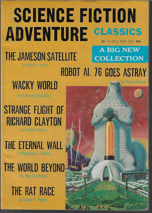 SCIENCE FICTION ADVENTURE CLASSICS: No. 8, Fall 1969