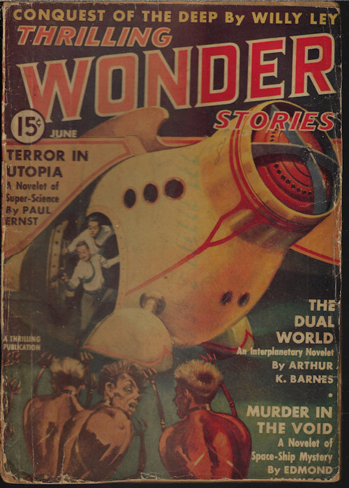 THRILLING WONDER Stories: June 1938