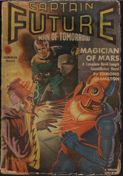 CAPTAIN FUTURE Man of Tomorrow; The Wizard of Science: Summer 1941 (