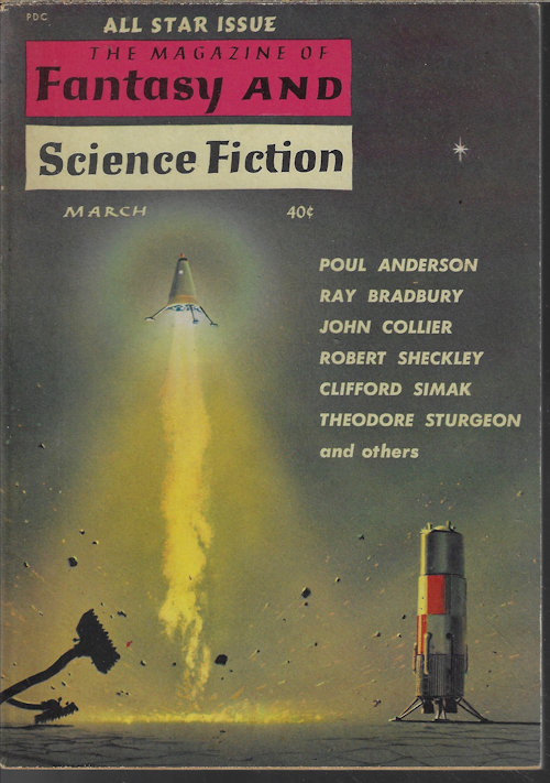 The Magazine of FANTASY AND SCIENCE FICTION (F&SF): March, Mar. 1960 (