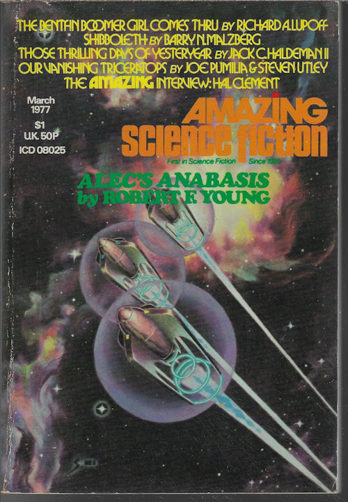AMAZING Science Fiction: March, Mar. 1977
