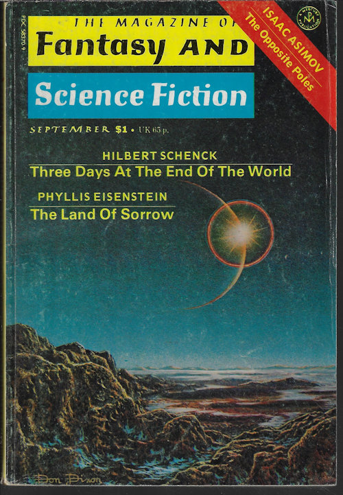 The Magazine of FANTASY AND SCIENCE FICTION (F&SF): September, Sept. 1977