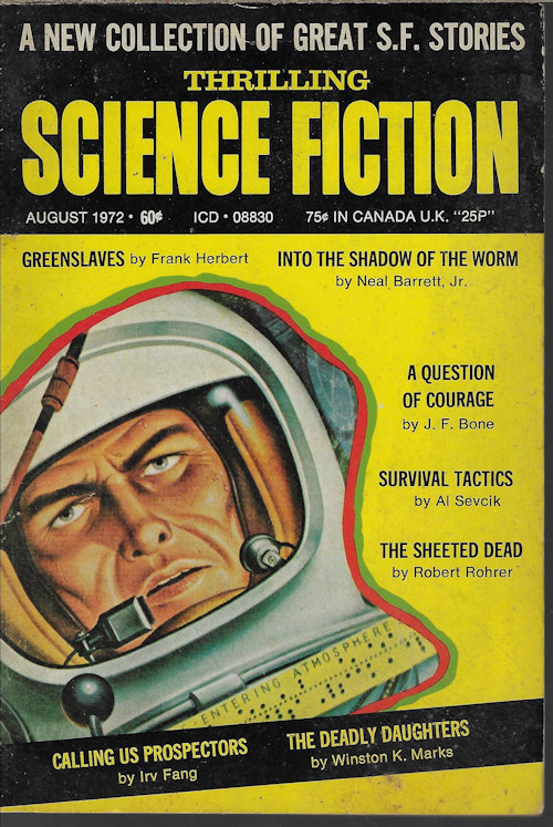 THRILLING SCIENCE FICTION: August, Aug. 1972