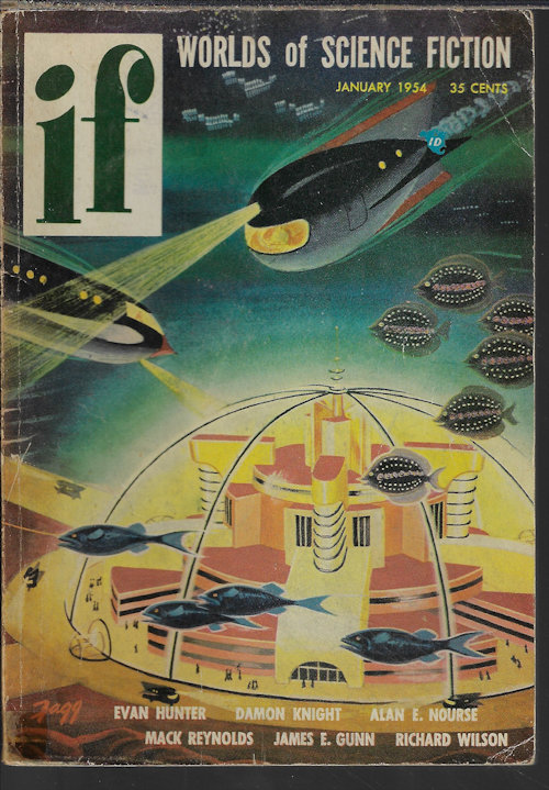 IF; Worlds of Science Fiction: January, Jan. 1954
