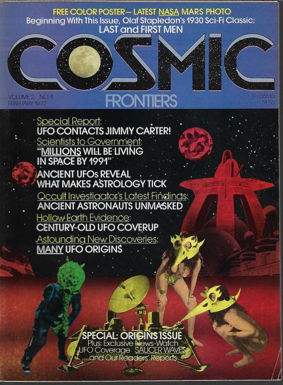 COSMIC FRONTIERS: February, Feb. 1977 (
