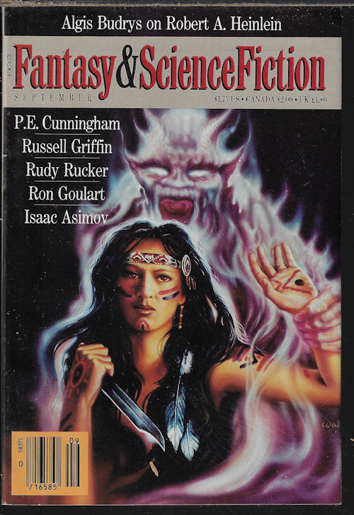 The Magazine of FANTASY AND SCIENCE FICTION (F&SF): September, Sept. 1988
