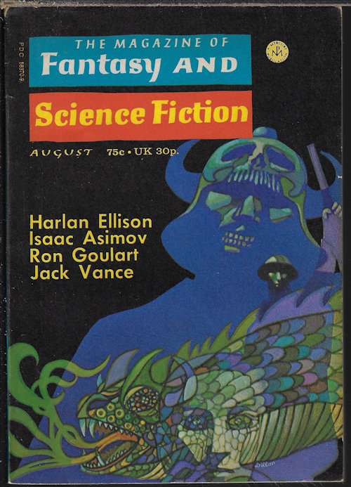 The Magazine of FANTASY AND SCIENCE FICTION (F&SF): August, Aug. 1972 (