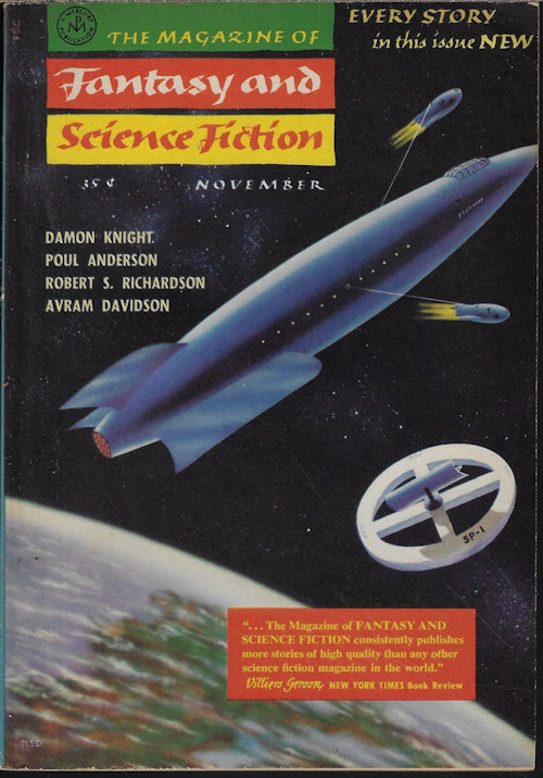 The Magazine of FANTASY AND SCIENCE FICTION (F&SF): November, Nov. 1957 (