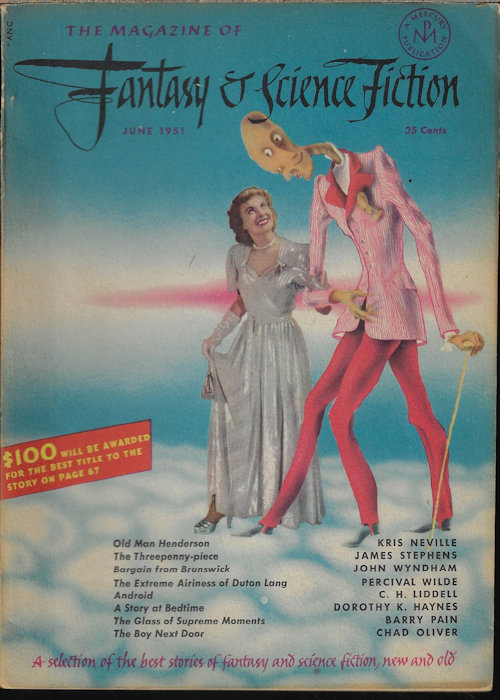 The Magazine of FANTASY AND SCIENCE FICTION (F&SF): June 1951
