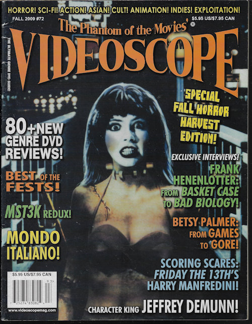 VIDEOSCOPE; The Phantom of the Movies: #72, Fall 2009 (Frenkenhooker)