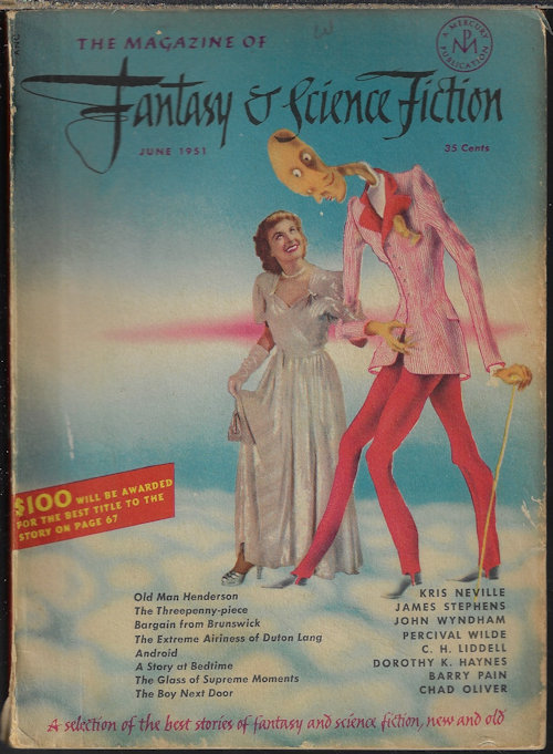 The Magazine of FANTASY AND SCIENCE FICTION (F&SF): June 1951