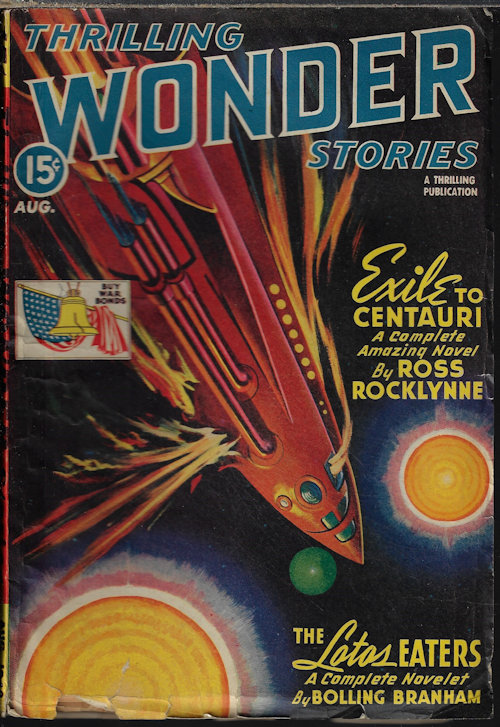THRILLING WONDER Stories: August, Aug. 1943