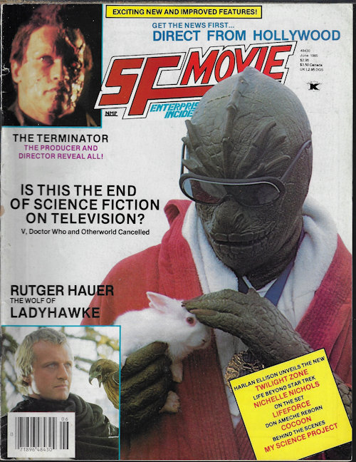 SF MOVIELAND June 1985, No. 30 (V, Ladyhawke, Terminator, Otherworld, Lifeforce, Nichelle Nichols, more)