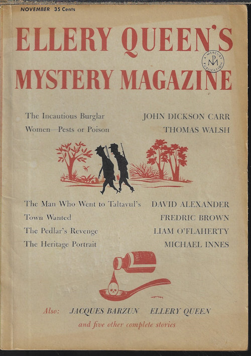 ELLERY QUEEN'S Mystery Magazine: November, Nov. 1956