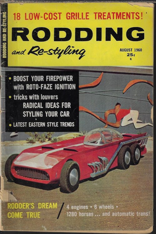 RODDING & RE-STYLING: August, Aug. 1960