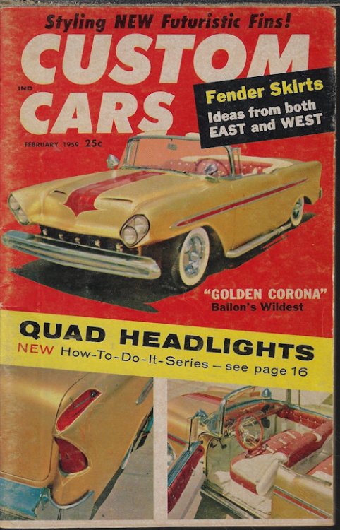 CUSTOM CARS: February, Feb. 1959