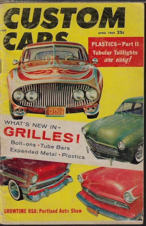 CUSTOM CARS: April, Apr. 1959