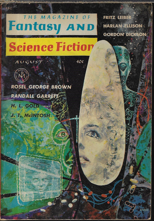 Image for The Magazine of FANTASY AND SCIENCE FICTION (F&SF): August, Aug. 1962 The Magazine of FANTASY AND SCIENCE FICTION (F&SF): August, Aug. 1962