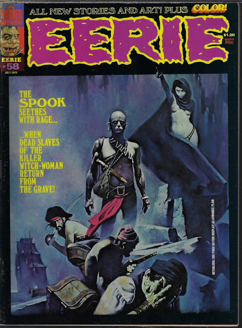 EERIE #58, July 1974