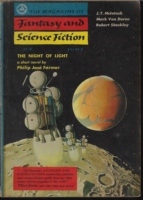 The Magazine of FANTASY AND SCIENCE FICTION (F&SF):June 1957 (