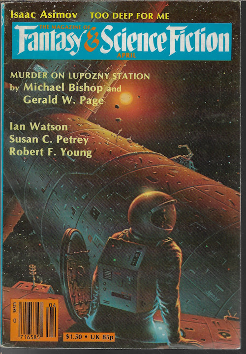 Image for The Magazine of FANTASY AND SCIENCE FICTION (F&SF): April, Apr. 1981 The Magazine of FANTASY AND SCIENCE FICTION (F&SF): April, Apr. 1981