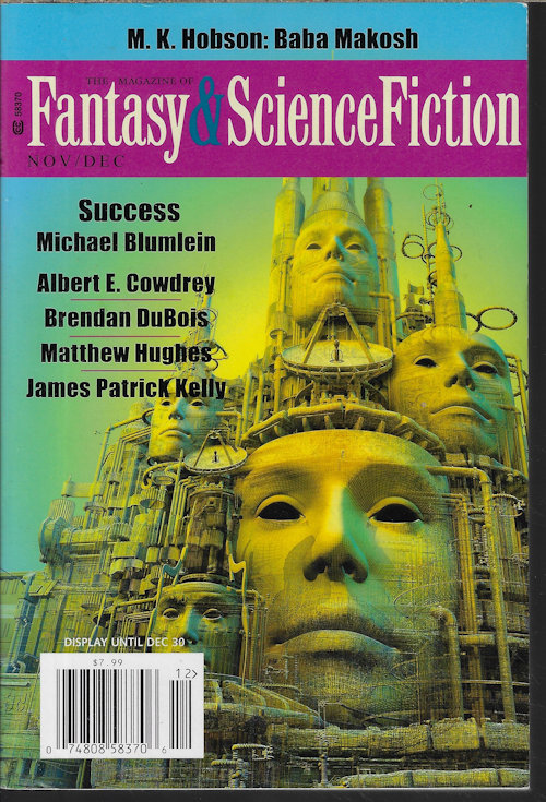 The Magazine of FANTASY AND SCIENCE FICTION (F&SF): November, Nov - December, Dec. 2013
