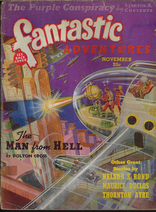 FANTASTIC ADVENTURES: November, Nov. 1939